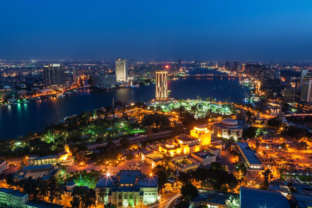 City skyline – Cairo at dusk