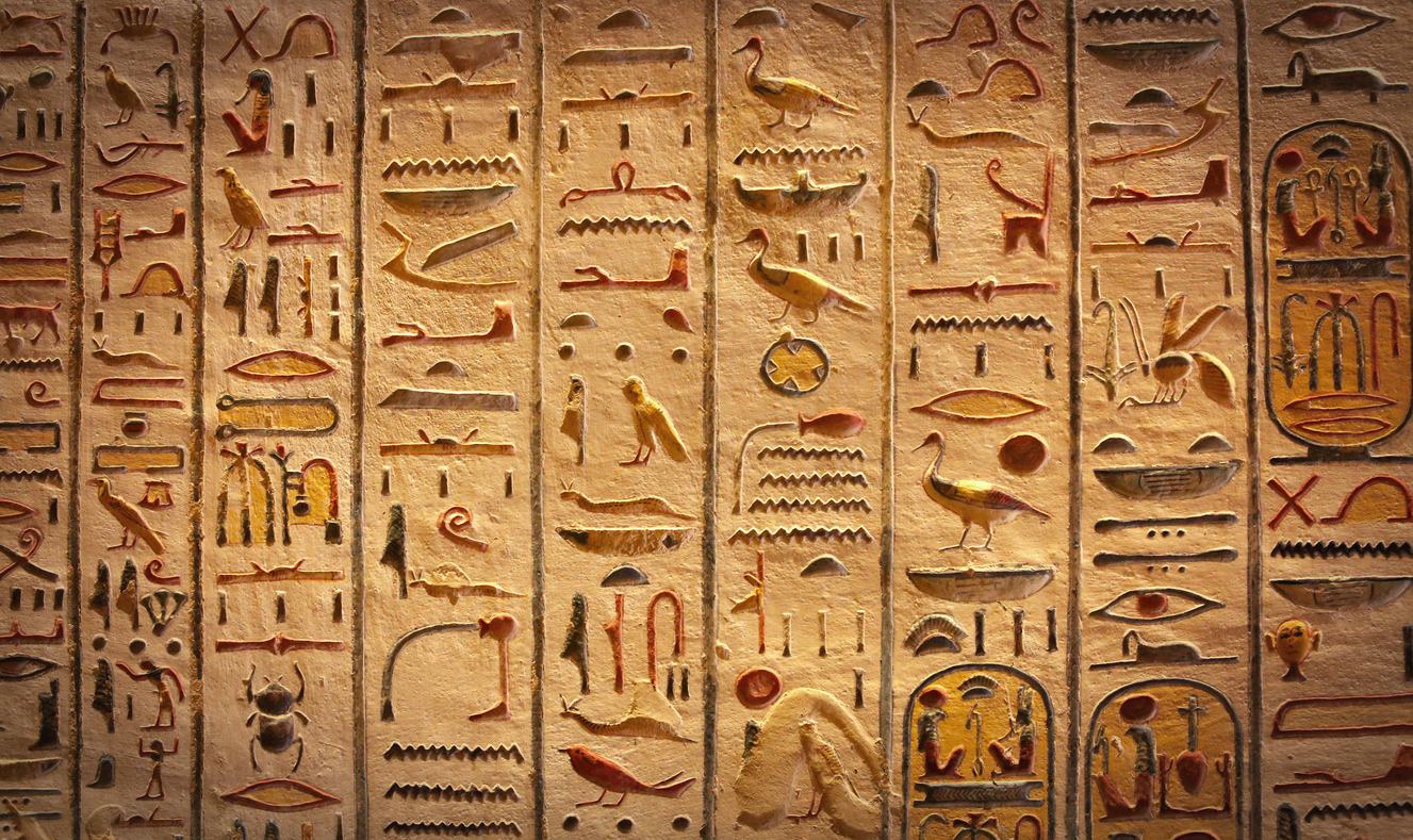 Egyptian hieroglyphs