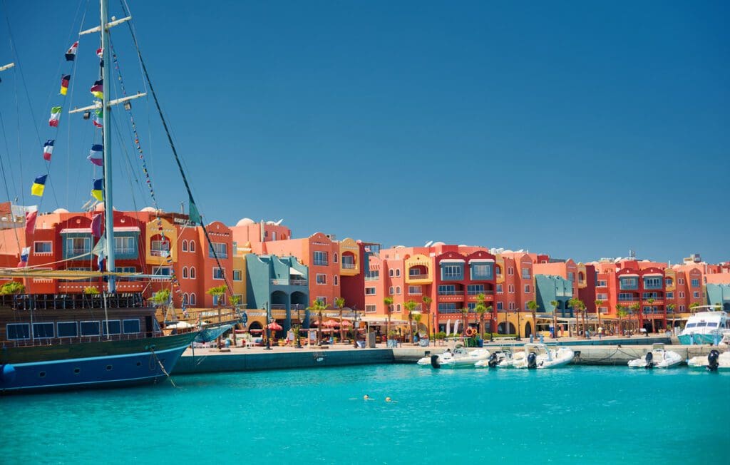 Marina in Hurghada, Egypt