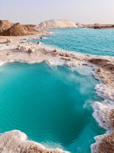 Salt lake, Siwa oasis Egypt
