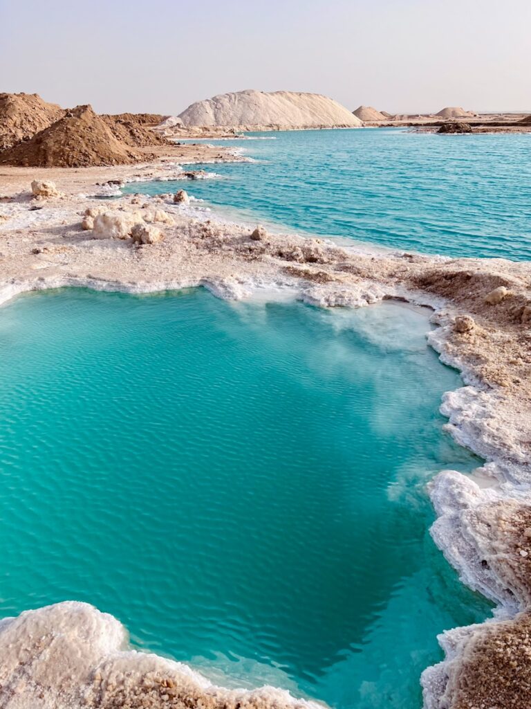 Salt lake, Siwa oasis Egypt